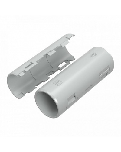 Муфта разборная d25 мм атмосферостойкая серая (40шт/640шт уп/кор) Промрукав (PR13.0411) в Назрани Повороты, муфты, тройники Pintop.ru