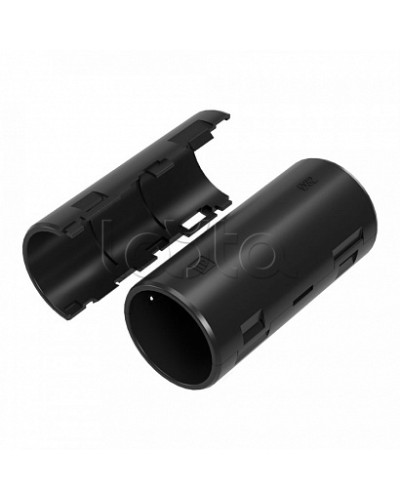 Муфта разборная d32 мм атмосферостойкая черная (5шт/210шт уп/кор) Промрукав (PR13.0436) в Назрани Повороты, муфты, тройники Pintop.ru