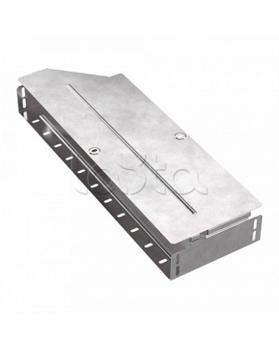 Переходник правый с крышкой Стандарт 600х500х80 Промрукав (PR16.0737) в Назрани Аксессуары для лотков Pintop.ru