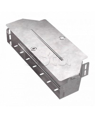 Переходник симметричный с крышкой Стандарт 400х300х80 Промрукав (PR16.0656) в Назрани Аксессуары для лотков Pintop.ru