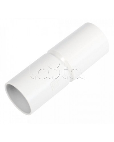 Патрубок-муфта белая д50 (12шт/144шт уп/кор) Промрукав (PR.01750б) в Назрани Повороты, муфты, тройники Pintop.ru