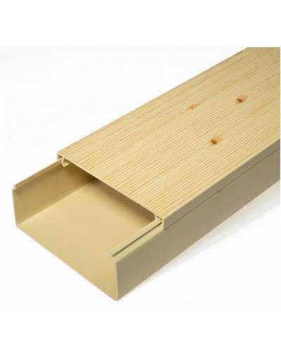 Кабель-канал сосна 2-й замок 100х40 (24м/уп) Промрукав (PR.025453) в Назрани Кабель-канал Pintop.ru