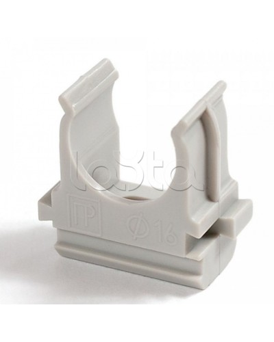 Крепёж-клипса для труб Полистирол д20 (100шт/1500шт уп/кор) Промрукав (PR.02720) в Назрани Держатели, клипсы, скобы Pintop.ru