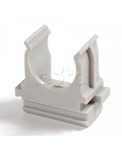 Крепеж-клипса для труб Полистирол д40 (10шт/300шт уп/кор) Промрукав (PR.02740м) в Назрани Держатели, клипсы, скобы Pintop.ru