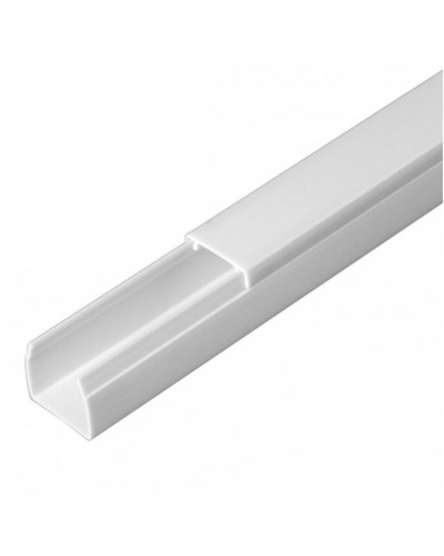 Кабель-канал белый 2-й замок в п/э 16х16 (84 м/уп) Промрукав (PR03.0048) в Назрани Кабель-канал Pintop.ru