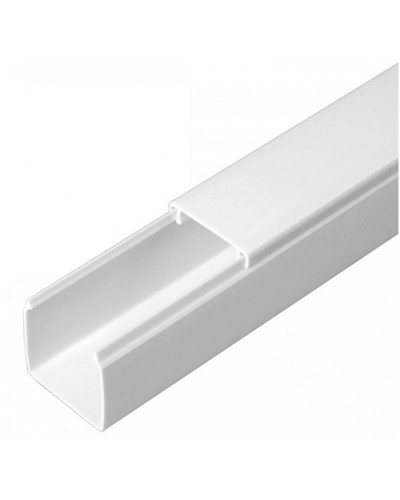 Кабель-канал белый 2-й замок в п/э 25х25 (32 м/уп) Промрукав (PR03.0051) в Назрани Кабель-канал Pintop.ru