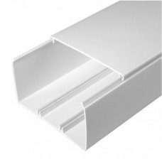 Кабель-канал белый 2-й замок в п/э 100х60 (8 м/уп) Промрукав (PR03.0060)