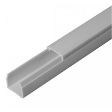 Кабель-канал серый RAL 7035 2-й замок в п/э 16х16 (120м/уп) Промрукав (PR03.0070)