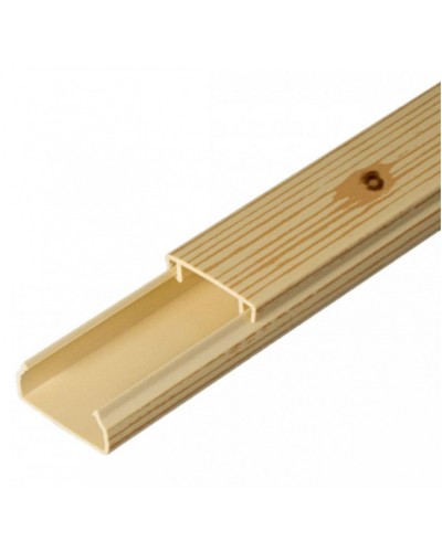 Кабель-канал сосна 2-й замок в п/э 20х10 (96 м/уп) Промрукав (PR03.0181) в Назрани Кабель-канал Pintop.ru