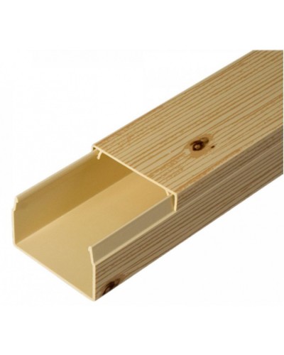 Кабель-канал сосна 2-й замок в п/э 40х25 (24 м/уп) Промрукав (PR03.0185) в Назрани Кабель-канал Pintop.ru