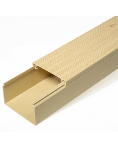 Кабель-канал сосна 2-й замок в п/э 60х40 (18 м/уп) Промрукав (PR03.0187) в Назрани Кабель-канал Pintop.ru