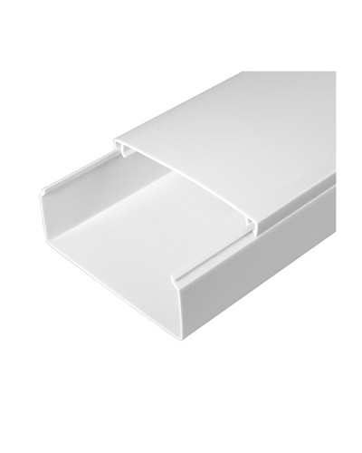 Кабель-канал белый 2-й замок в п/э 100х40 (24м/уп) Промрукав PR.0510041 в Назрани Кабель-канал Pintop.ru