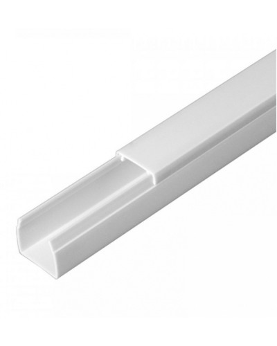 Кабель-канал белый 2-й замок в п/э 16х16 (120м/уп) Промрукав (PR.0616161) в Назрани Кабель-канал Pintop.ru