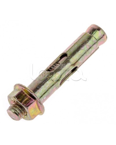 Анкерный болт с гайкой оцинкованный М8/10х50 (100 шт/уп) Промрукав (PR08.2349) в Назрани Крепеж Pintop.ru