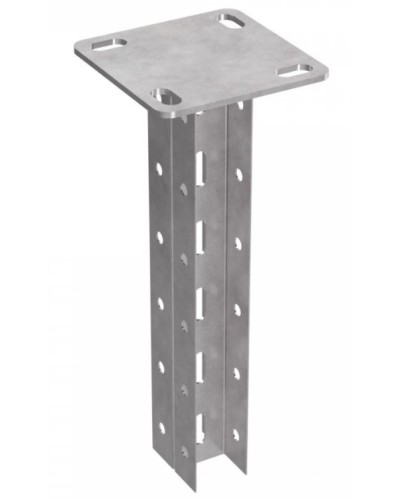 Стойка потолочная для средних нагрузок 35х30х500 пятка 120х120 Промрукав (PR08.2423) в Назрани Аксессуары для лотков Pintop.ru