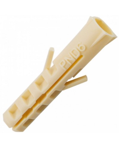 Дюбель нейлоновый PND 6х30 (100шт/уп) Промрукав (PR08.3621) в Назрани Крепеж: Дюбели, шурупы, саморезы Pintop.ru