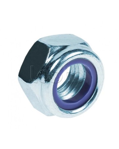 Гайка М12 с контрящим кольцом (DIN 985) (15 шт/уп) Промрукав (PR08.3669) в Назрани Крепеж Pintop.ru