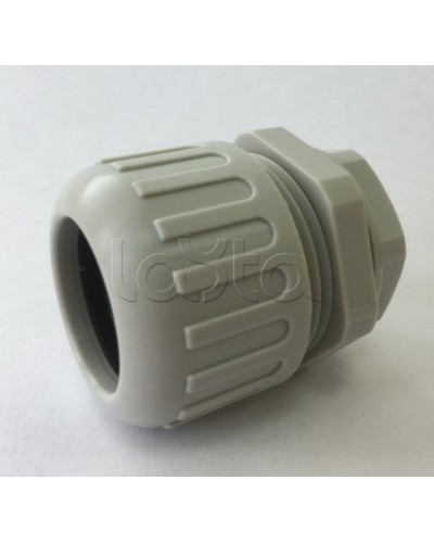 Муфта вводная усиленная (IP68) для гофрированных труб серая ВМУ-ГТ-16 (М16) Промрукав (PR08.3753) в Назрани Повороты, муфты, тройники Pintop.ru