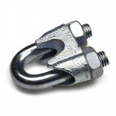 Зажим троса одинарный D4мм тип "Слоник" DIN 741 (100 шт/уп) Промрукав (PR08.3892)