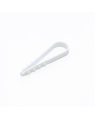 Дюбель-хомут для круглого кабеля d19-25 мм белый (100шт) Промрукав (PR08.6947) в Назрани Крепеж: Дюбели, шурупы, саморезы Pintop.ru