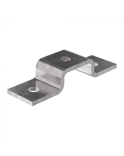 Пластина П-образная 3 отверстия профиль 41х21 HDZ Промрукав (PR08.8794) в Назрани Аксессуары для лотков Pintop.ru