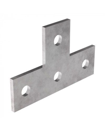 Пластина Т-образная 4 отверстия HDZ Промрукав (PR08.8801) в Назрани Аксессуары для лотков Pintop.ru