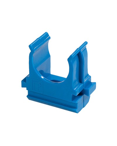 Крепёж-клипса для труб АБС-пластик синяя д20 (100шт/1500шт уп/кор) Промрукав (PR13.0058) в Назрани Держатели, клипсы, скобы Pintop.ru