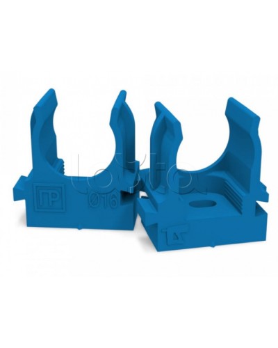 Крепеж-клипса для труб для монтажного пистолета синяя д16 (100шт/1100шт уп/кор) Промрукав (PR13.0143) в Назрани Держатели, клипсы, скобы Pintop.ru