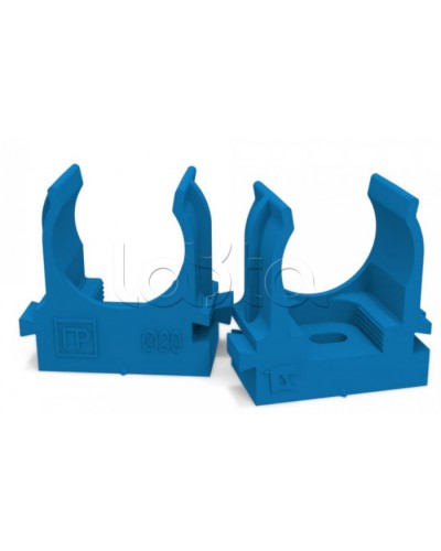 Крепеж-клипса для труб для монтажного пистолета синяя д20 (100шт/900шт уп/кор) Промрукав (PR13.0144) в Назрани Держатели, клипсы, скобы Pintop.ru