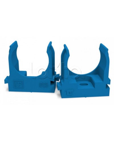Крепеж-клипса для труб для монтажного пистолета синяя д25 (100шт/700шт уп/кор) Промрукав (PR13.0145) в Назрани Держатели, клипсы, скобы Pintop.ru