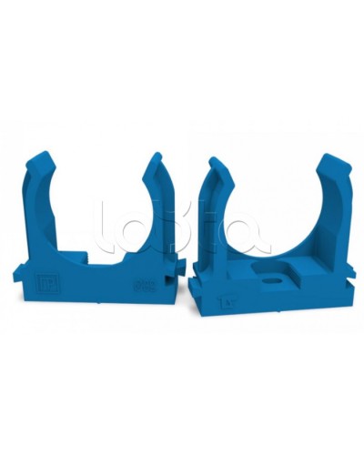 Крепеж-клипса для труб для монтажного пистолета синяя д32 (25шт/500шт уп/кор) Промрукав (PR13.0146) в Назрани Держатели, клипсы, скобы Pintop.ru