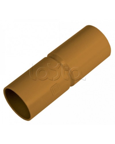 Патрубок-муфта с ограничителем бук д20 (10шт/800шт уп/кор) Промрукав (PR13.0230) в Назрани Повороты, муфты, тройники Pintop.ru