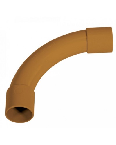 Соединитель угловой бук д25 (5шт/200шт уп/кор) Промрукав (PR13.0241) в Назрани Повороты, муфты, тройники Pintop.ru