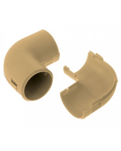 Соединитель угловой разборный сосна д32 (5шт/400шт уп/кор) Промрукав (PR13.0246) в Назрани Повороты, муфты, тройники Pintop.ru