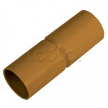 Патрубок-муфта с ограничителем бук д16 (100шт/1200шт уп/кор) Промрукав (PR13.0265)