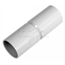Патрубок-муфта д50 безгалогенная (HF) атмосферостойкая серая (12шт/144шт уп/кор) Промрукав (PR13.0355)