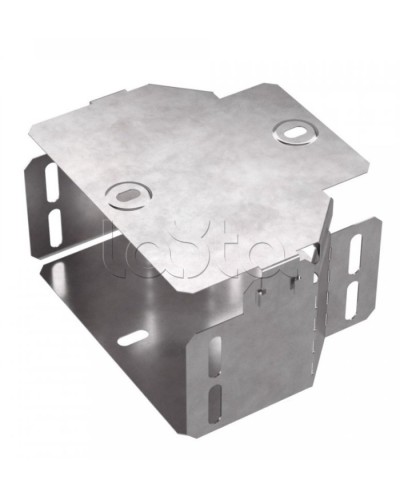 Переходник симметричный с крышкой Стандарт 150х100х80 Промрукав (PR16.0469) в Назрани Аксессуары для лотков Pintop.ru