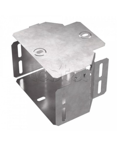 Переходник симметричный с крышкой Стандарт 150х100х100 Промрукав (PR16.0470) в Назрани Аксессуары для лотков Pintop.ru