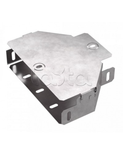 Переходник симметричный с крышкой Стандарт 200х100х50 Промрукав (PR16.0471) в Назрани Аксессуары для лотков Pintop.ru