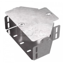 Переходник симметричный с крышкой Стандарт 200х100х80 Промрукав (PR16.0473)