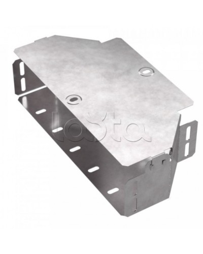 Переходник симметричный с крышкой Стандарт 300х200х80 Промрукав (PR16.0482) в Назрани Аксессуары для лотков Pintop.ru