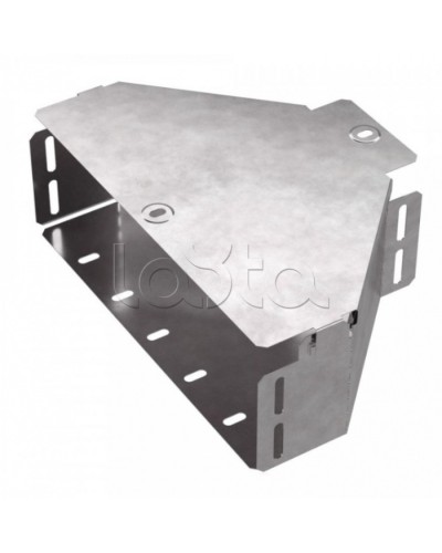 Переходник симметричный с крышкой Стандарт 300х100х100 Промрукав (PR16.0483) в Назрани Аксессуары для лотков Pintop.ru