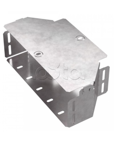 Переходник симметричный с крышкой Стандарт 300х200х100 Промрукав (PR16.0485) в Назрани Аксессуары для лотков Pintop.ru