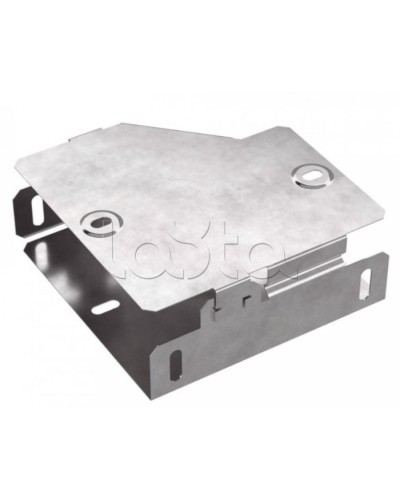 Переходник правый с крышкой Стандарт 150х100х50 Промрукав (PR16.0504) в Назрани Аксессуары для лотков Pintop.ru