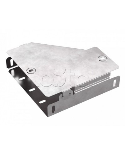 Переходник правый с крышкой Стандарт 200х100х50 Промрукав (PR16.0507) в Назрани Аксессуары для лотков Pintop.ru