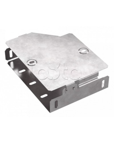 Переходник правый с крышкой Стандарт 200х150х50 Промрукав (PR16.0508) в Назрани Аксессуары для лотков Pintop.ru