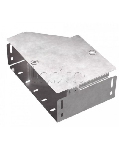 Переходник правый с крышкой Стандарт 300х200х100 Промрукав (PR16.0521) в Назрани Аксессуары для лотков Pintop.ru