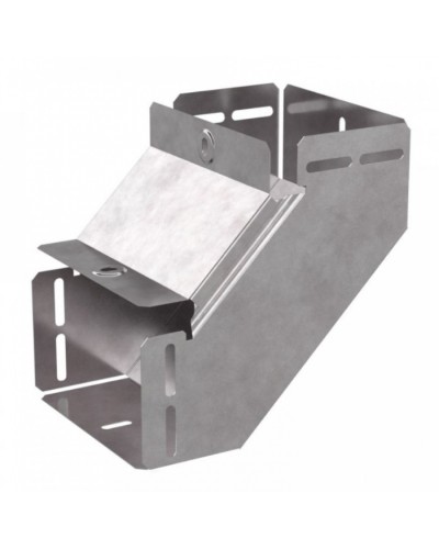 Угол вертикальный внутренний 90 градусов с крышкой Стандарт 150х100 Промрукав (PR16.0529) в Назрани Аксессуары для лотков Pintop.ru