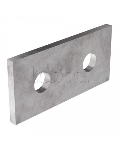 Пластина 2 отверстия Промрукав (PR16.1108) в Назрани Аксессуары для лотков Pintop.ru