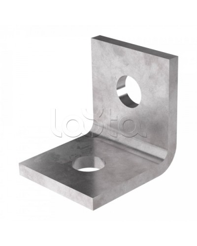 Пластина 90 градусов 2 отверстия Промрукав (PR16.1113) в Назрани Аксессуары для лотков Pintop.ru